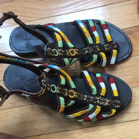Aldo beaded gladiator sandals - Picture 2 of 4